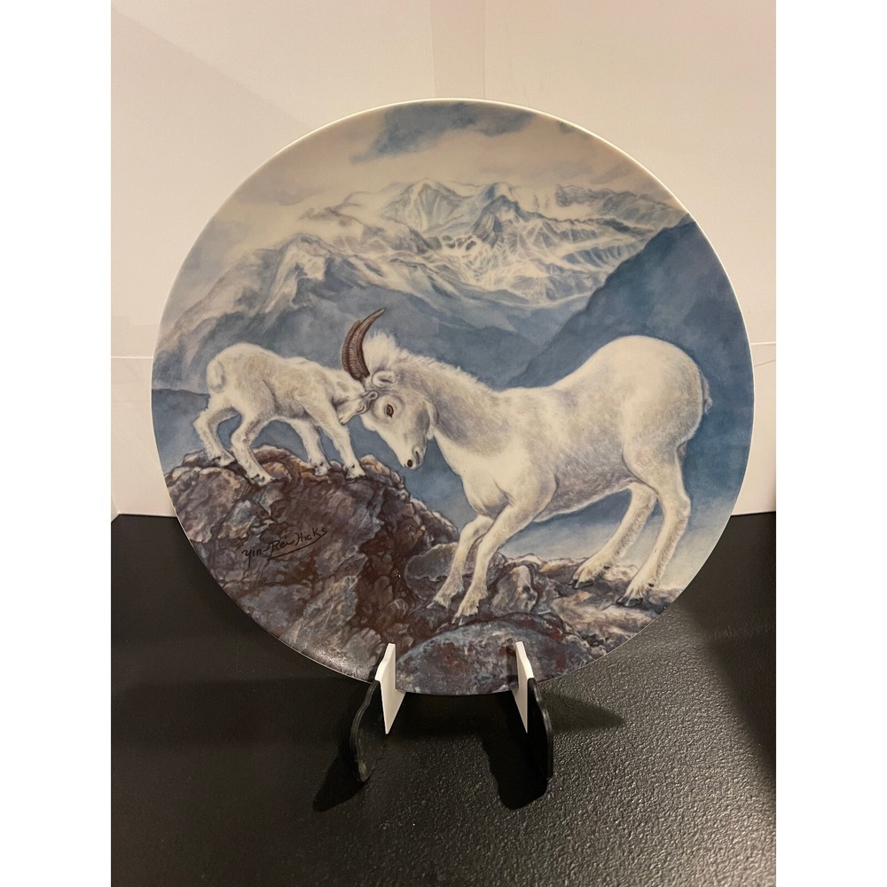 Knowles River Shore A Gentle Persuasion Yin-Rei Hicks Mountain Goat Plate COA